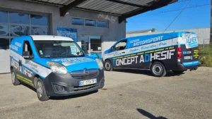 CONCEPT ADHESIF – Marquage publicitaire & covering véhicule – Rhône Alpes à Meximieux